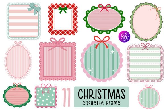 Christmas Coquette Frame: Crafts & Web Design