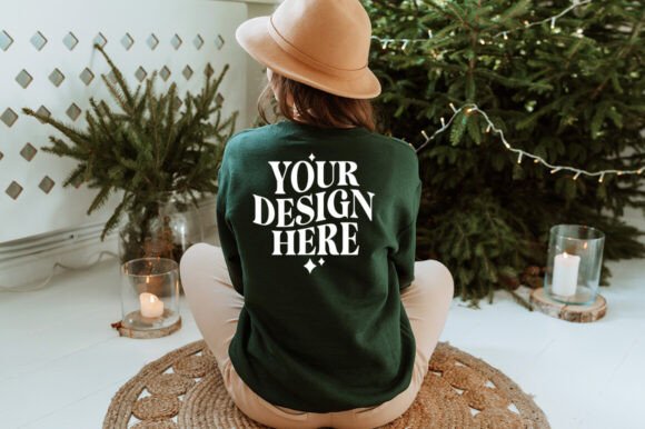 Christmas Gildan 18000 Mockup 7: Essential Product Mockups