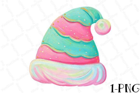 Cute Retro Santa Hat: T-Shirt Designs & Blog Graphics