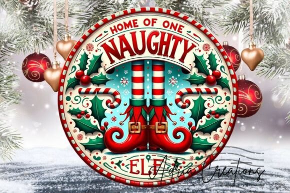Home of One Naughty Elf Christmas Png: A Designer’s Crafts Review
