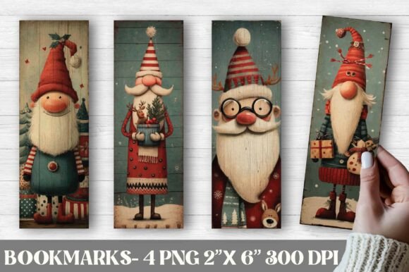 Quirky Santa Bookmarks: Print Templates Review