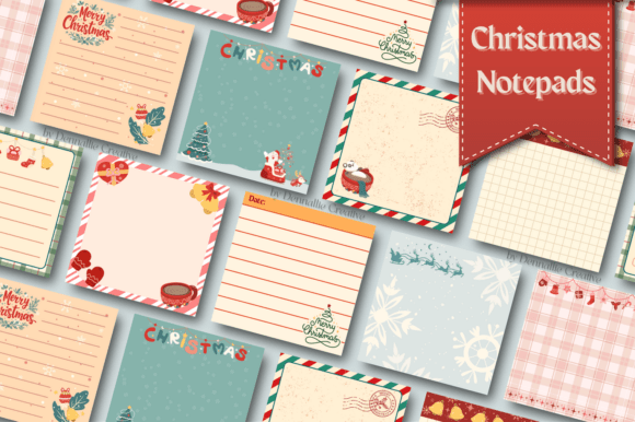 Review: Christmas Themed Notepad Print Templates