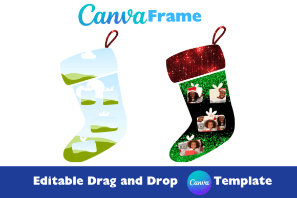 Reviewing the Christmas Stocking Canva Photo Template