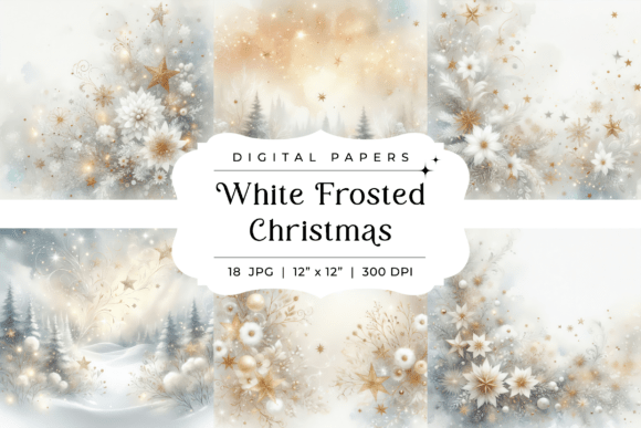 Reviewing White Frosted Christmas Backgrounds