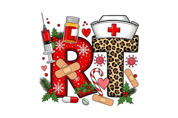 RT Nurse Christmas Design for T-Shirt Designs