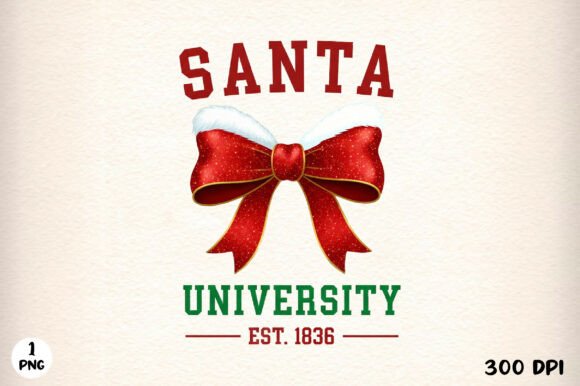 Santa Universty Png: Elevating T-Shirt Designs
