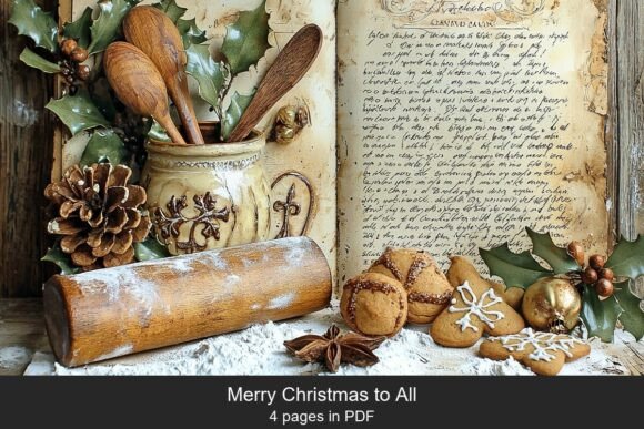 Vintage Christmas Kitchen Pages: A Designer’s Crafts Review